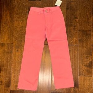 NWT TBBC Prep School Pants - Nantucket Red with Nantucket Red Stork - 8